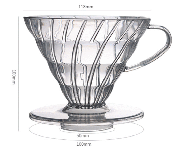 قمع تقطير V60 اكريليك| المقاس الكبير 02 - Image 3