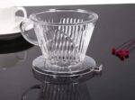 قمع V60 بلاستيك شبيه كاليتا بمقبض | مقاس 02Plastic V60 Dripper Kalita-Style with Handle | Size 02