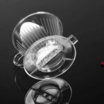 ⁦قمع V60 بلاستيك شبيه كاليتا بمقبض | مقاس 02Plastic V60 Dripper Kalita-Style with Handle | Size 02⁩ - الصورة ⁦2⁩