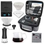 بكج أدوات تحضير القهوة المقطرة  – حجم صغير 01مناسب للسفر 
-in-01 Pour Over Coffee Brewing Kit ( Size)  MIBRU