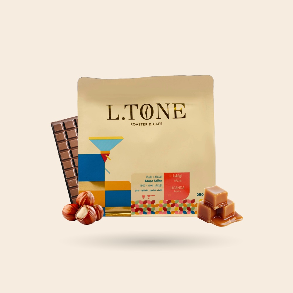 img_5244 Uganda – Buguku | L.TONE Roaster & Cafe | 250جرام
أوغندا – بوجوكو | محمصة إل تون | 250 جرام - Image 1