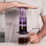 آلة تحضير القهوة إيروبرس – بنفسجي شفاف
AeroPress Coffee Maker – Clear Purple